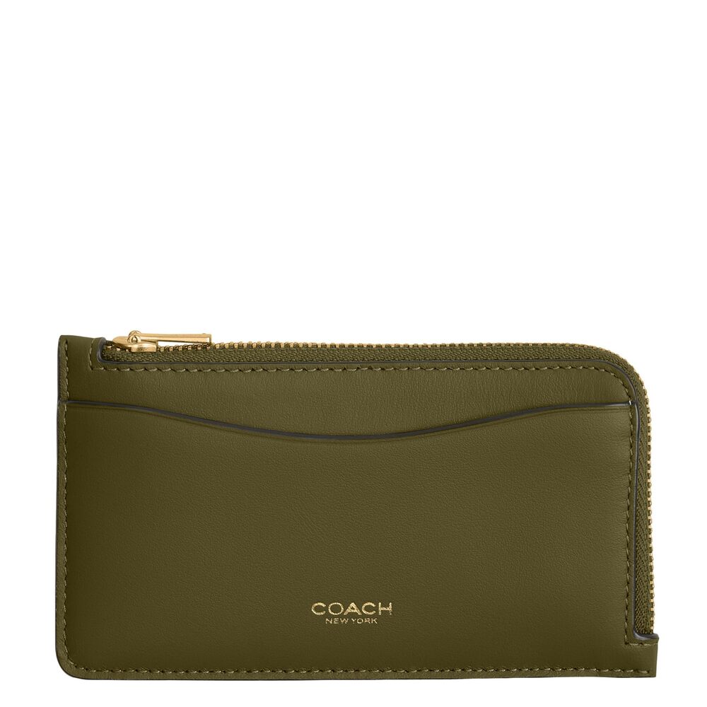 5643 New York Zip Card Case, B4/Olive